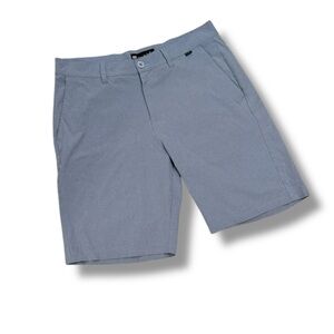 Travis Mathew Slate Blue Flat Front Shorts